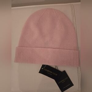 Charter Club Soft Pink Knit Hat
